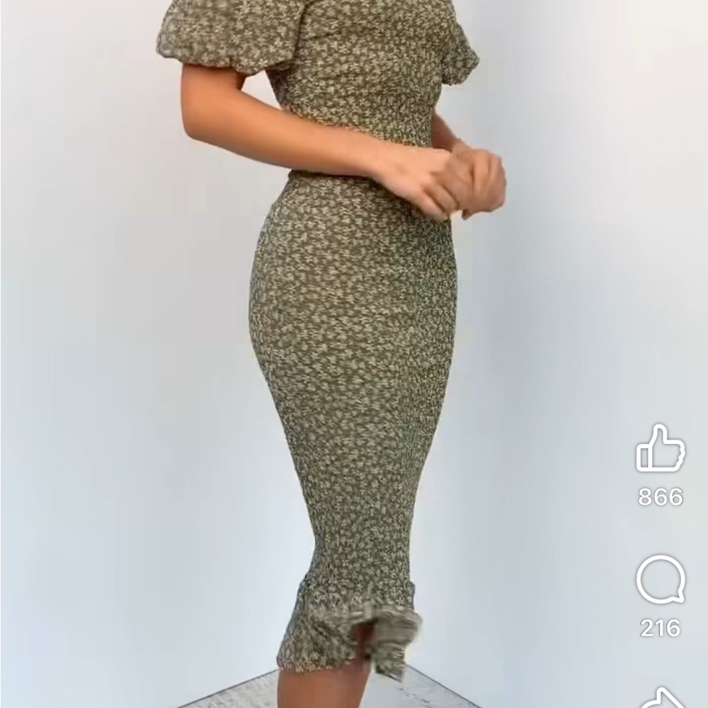 Petal & Pup Off-the-Shoulder Rubik Dress
